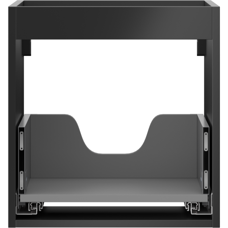 Mexen Box-A vanity unit corpus 45 cm, 1 drawer, black matt - 91AX0-0450-470-1-71