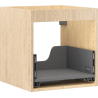 Mexen Box-A vanity cabinet body 45 cm, 1 drawer, oak - 91AX0-0450-470-1-81