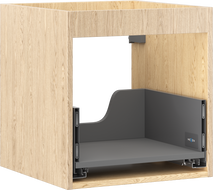 Mexen Box-A Under-Sink Cabinet Frame 45 cm, 1 Drawer, Oak - 91AX0-0450-470-1-81