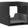 Mexen Box-A vanity cabinet body 45 cm, 1 drawer, matte black - 91AX0-0450-470-1-71