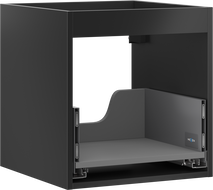 Mexen Box-A vanity cabinet body 45 cm, 1 drawer, matte black - 91AX0-0450-470-1-71