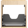 Mexen Box-A vanity cabinet body 45 cm, 1 drawer, oak - 91AX0-0450-470-1-81