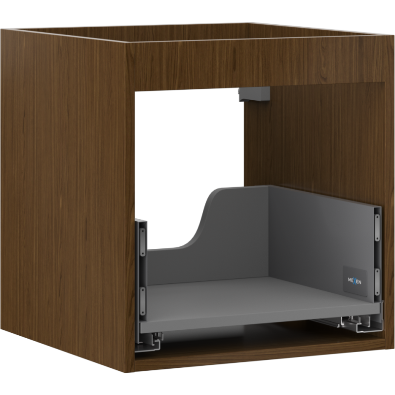 Mexen Box-A base cabinet body 45 cm, 1 drawer, walnut - 91AX0-0450-470-1-86