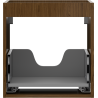 Mexen Box-A Cabinet Body for Washbasin 45 cm, 1 Drawer, Walnut - 91AX0-0450-470-1-86