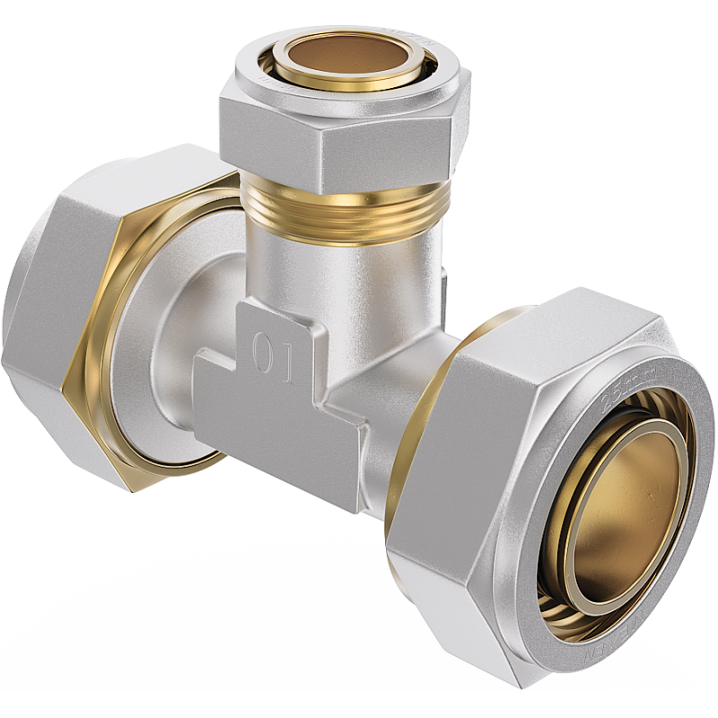 Mexen PEX-S Reducing Compression Tee PEX 20 x 16 x 20 - W97231-201620-00