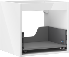Mexen Box-A cabinet body for washbasin 50 cm, 1 drawer, white gloss - 91AX0-0500-470-1-00