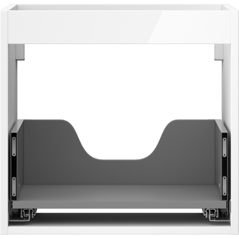 Mexen Box-A cabinet body for washbasin 50 cm, 1 drawer, white gloss - 91AX0-0500-470-1-00