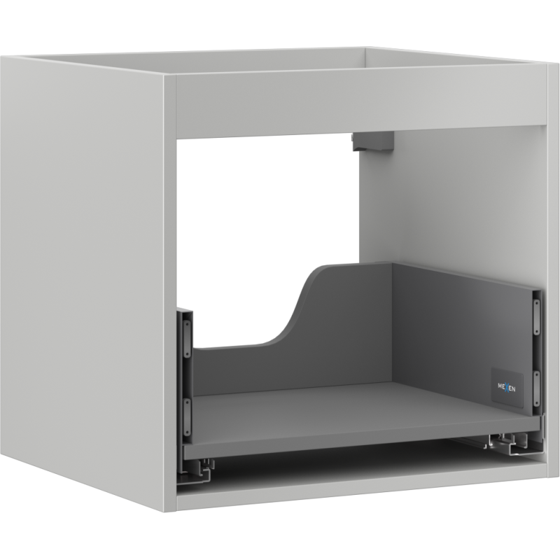 Mexen Box-A 50 cm Under-Sink Cabinet, 1 Drawer, Gray Matte - 91AX0-0500-470-1-62