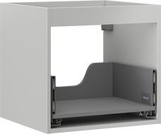 Mexen Box-A under-sink cabinet body 50 cm, 1 drawer, matte grey - 91AX0-0500-470-1-62
