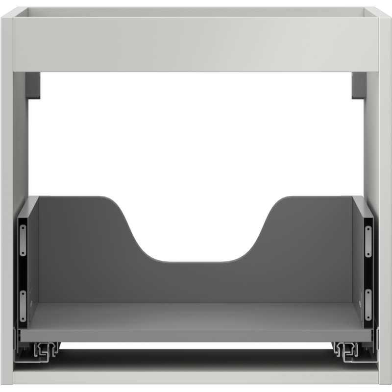 Mexen Box-A under-sink cabinet body 50 cm, 1 drawer, matte grey - 91AX0-0500-470-1-62