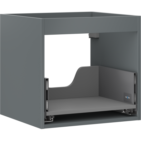 Mexen Box-A vanity cabinet body 50 cm, 1 drawer, matte graphite - 91AX0-0500-470-1-66