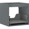 Mexen Box-A Cabinet Body for Washbasin 50 cm, 1 Drawer, Matte Graphite - 91AX0-0500-470-1-66