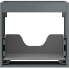 Mexen Box-A vanity cabinet body 50 cm, 1 drawer, matte graphite - 91AX0-0500-470-1-66