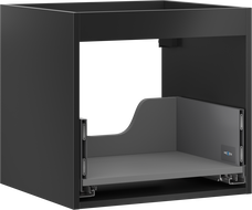 Mexen Box-A vanity cabinet body 50 cm, 1 drawer, black matt - 91AX0-0500-470-1-71