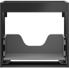 Mexen Box-A vanity cabinet body 50 cm, 1 drawer, black matt - 91AX0-0500-470-1-71