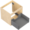 Mexen Box-A vanity cabinet corpus 50 cm, 1 drawer, oak - 91AX0-0500-470-1-81