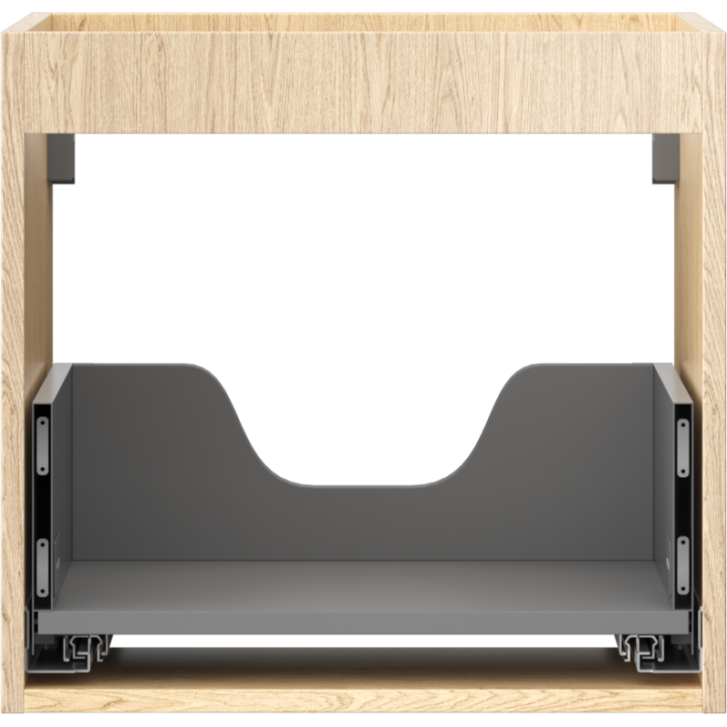 Mexen Box-A vanity cabinet corpus 50 cm, 1 drawer, oak - 91AX0-0500-470-1-81