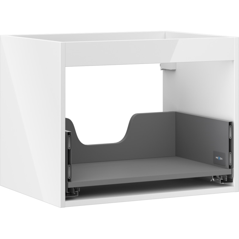 Mexen Box-A cabinet base for sink 60 cm, 1 drawer, white gloss - 91AX0-0600-470-1-00