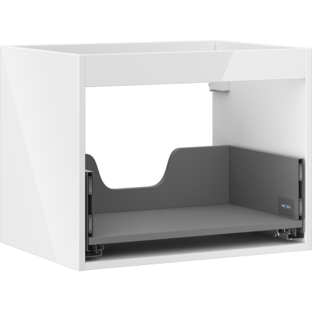 Mexen Box-A under-sink cabinet body 60 cm, 1 drawer, glossy white - 91AX0-0600-470-1-00