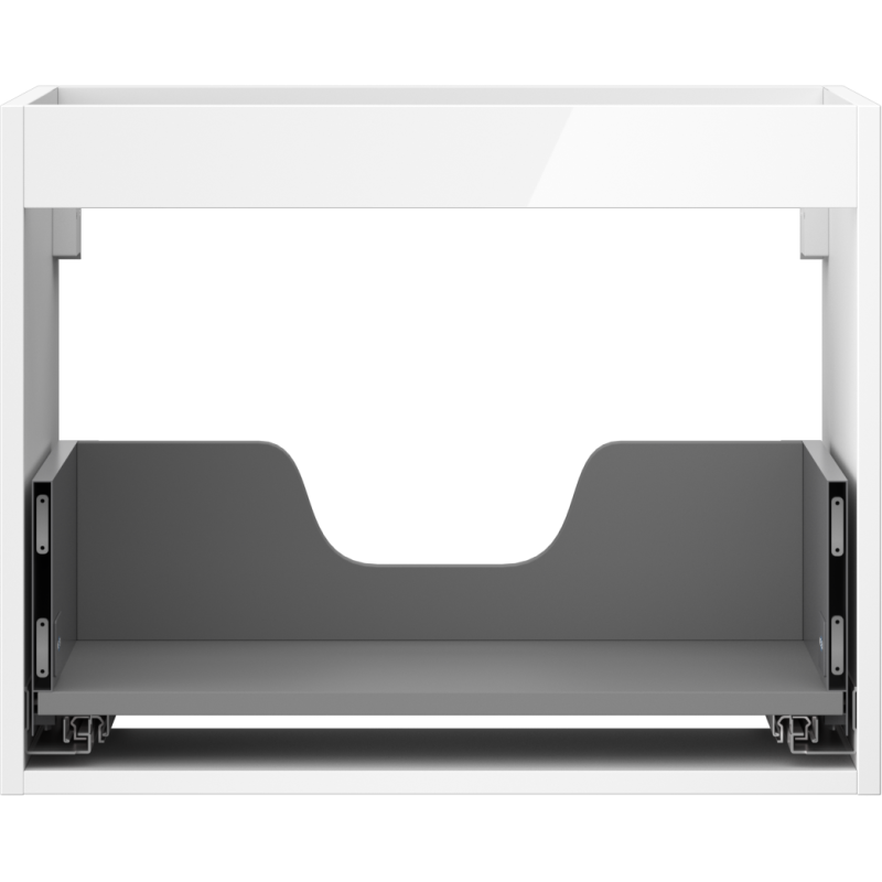 Mexen Box-A vanity unit cabinet frame 60 cm, 1 drawer, white gloss - 91AX0-0600-470-1-00