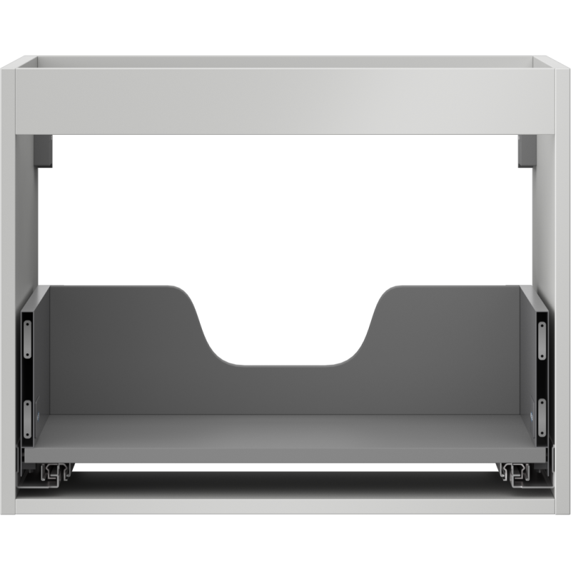 Mexen Box-A Cabinet Body for Washbasin 60 cm, 1 Drawer, Gray Matte - 91AX0-0600-470-1-62