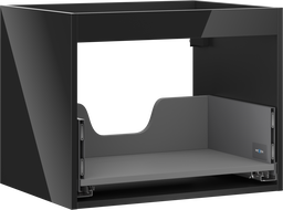 Mexen Box-A vanity cabinet corpus 60 cm, 1 drawer, black gloss - 91AX0-0600-470-1-70