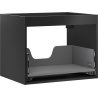 Mexen Box-A vanity cabinet body 60 cm, 1 drawer, black matte - 91AX0-0600-470-1-71