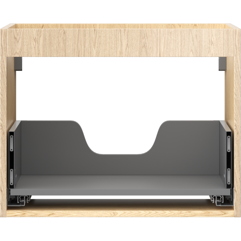 Mexen Box-A 60 cm washbasin cabinet unit, 1 drawer, oak - 91AX0-0600-470-1-81