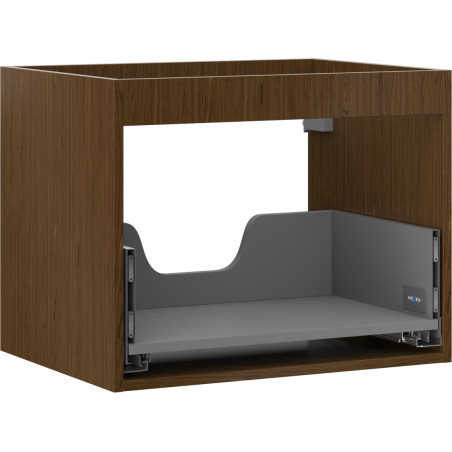 Mexen Box-A washbasin cabinet body 60 cm, 1 drawer, walnut - 91AX0-0600-470-1-86