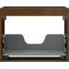 Mexen Box-A cabinet body for washbasin 60 cm, 1 drawer, walnut - 91AX0-0600-470-1-86