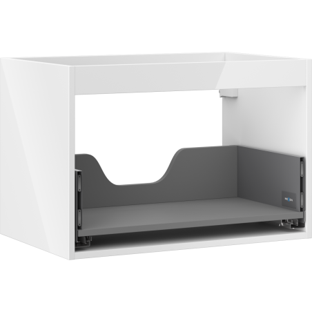 Mexen Box-A vanity cabinet body 70 cm, 1 drawer, white gloss - 91AX0-0700-470-1-00