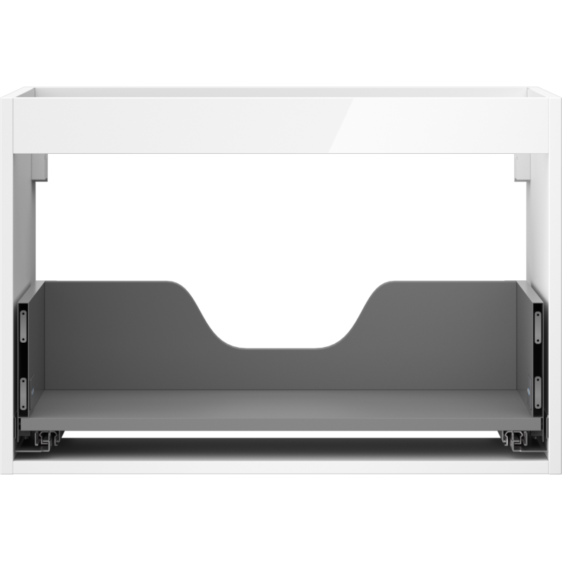 Mexen Box-A Vanity Unit Body 70 cm, 1 Drawer, White Gloss - 91AX0-0700-470-1-00