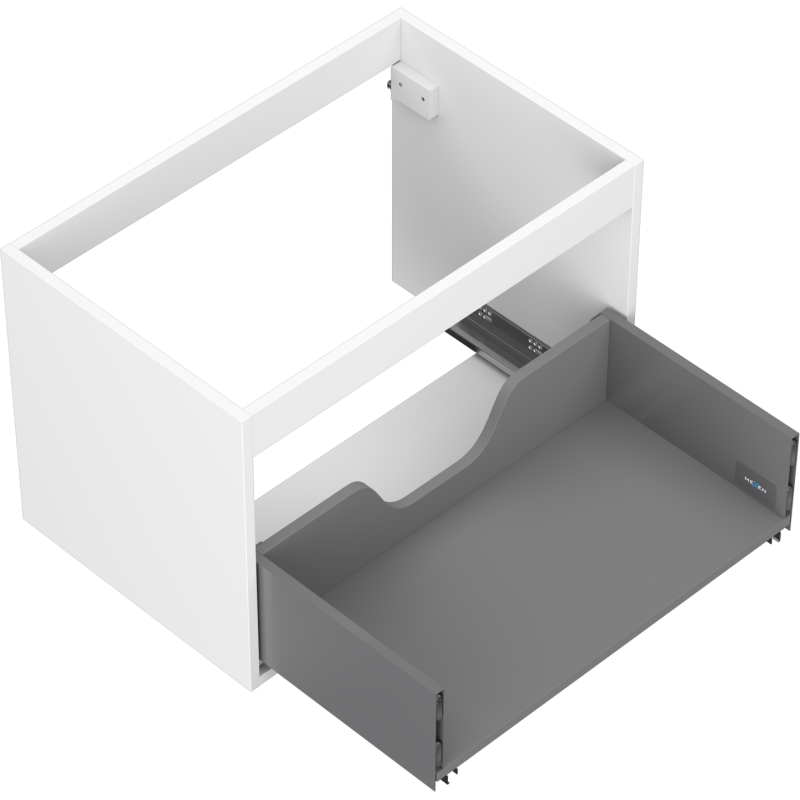 Mexen Box-A cabinet body for washbasin 70 cm, 1 drawer, white matte - 91AX0-0700-470-1-01