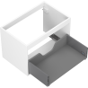 Mexen Box-A cabinet base for washbasin 70 cm, 1 drawer, matte white - 91AX0-0700-470-1-01