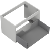 Mexen Box-A vanity cabinet body 70 cm, 1 drawer, gray matte - 91AX0-0700-470-1-62