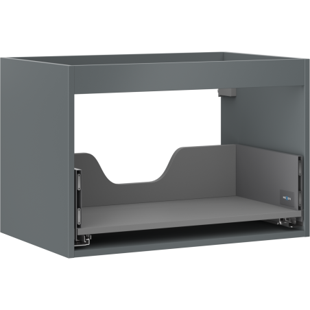 Mexen Box-A cabinet base for washstand 70 cm, 1 drawer, matte graphite - 91AX0-0700-470-1-66