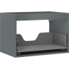 Mexen Box-A cabinet base for washstand 70 cm, 1 drawer, matte graphite - 91AX0-0700-470-1-66
