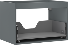 Mexen Box-A cabinet corpus under-sink 70 cm, 1 drawer, matte graphite - 91AX0-0700-470-1-66