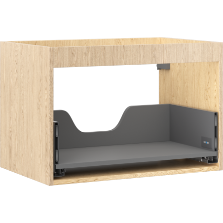 Mexen Box-A cabinet body for washbasin 70 cm, 1 drawer, oak - 91AX0-0700-470-1-81
