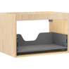 Mexen Box-A cabinet body for washbasin 70 cm, 1 drawer, oak - 91AX0-0700-470-1-81