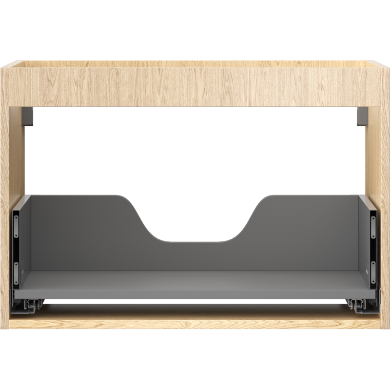 Mexen Box-A cabinet body under washbasin 70 cm, 1 drawer, oak - 91AX0-0700-470-1-81