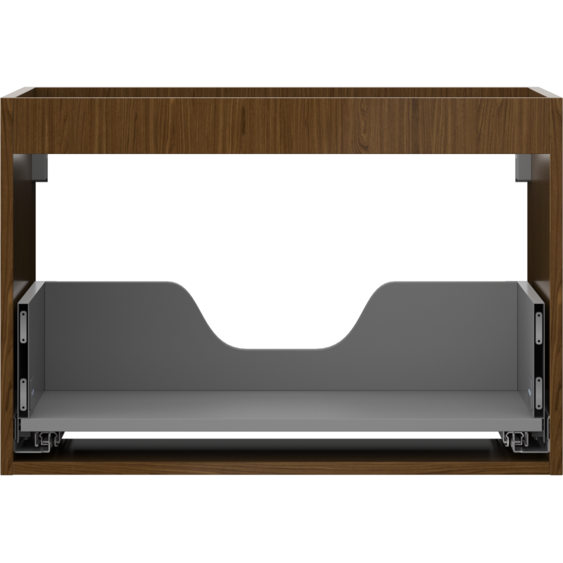 Mexen Box-A under-sink cabinet body 70 cm, 1 drawer, walnut - 91AX0-0700-470-1-86