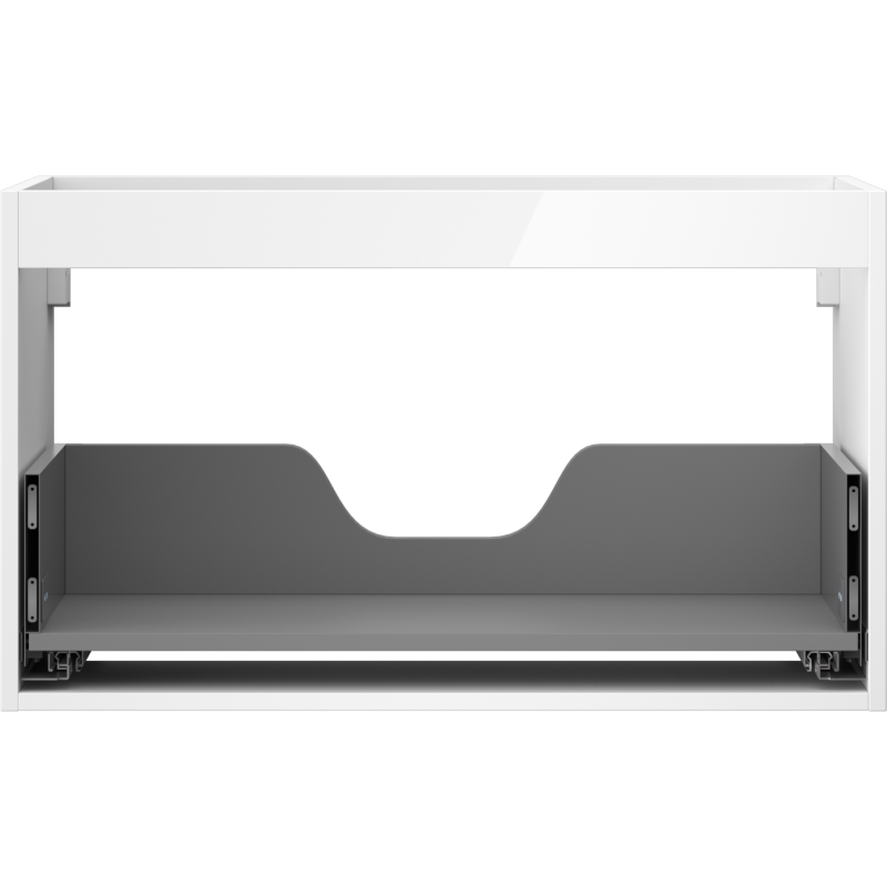 Mexen Box-A cabinet body for washbasin 80 cm, 1 drawer, white gloss - 91AX0-0800-470-1-00