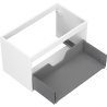 Mexen Box-A cabinet carcass for washbasin 80 cm, 1 drawer, white matt - 91AX0-0800-470-1-01