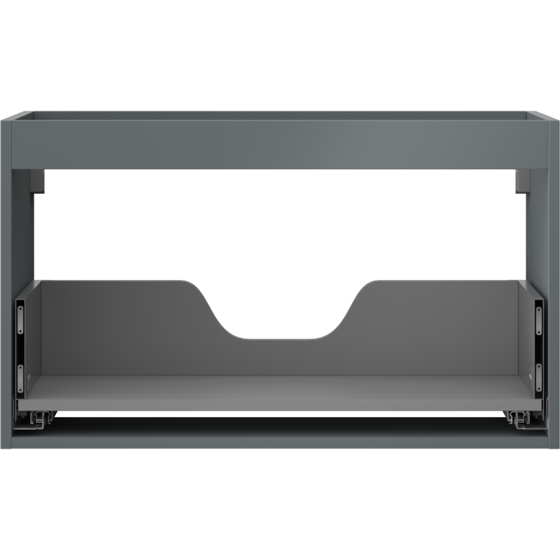 Mexen Box-A cabinet body for washbasin 80 cm, 1 drawer, matte graphite - 91AX0-0800-470-1-66