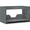 Mexen Box-A cabinet body under washbasin 80 cm, 1 drawer, matte graphite - 91AX0-0800-470-1-66