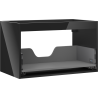 Mexen Box-A cabinet frame for washbasin 80 cm, 1 drawer, black gloss - 91AX0-0800-470-1-70