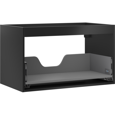Mexen Box-A Cabinet Body for Sink 80 cm, 1 Drawer, Black Matte - 91AX0-0800-470-1-71
