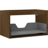 Mexen Box-A cabinet body under sink 80 cm, 1 drawer, walnut - 91AX0-0800-470-1-86