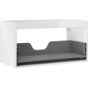 Mexen Box-A 35.4" Vanity Cabinet Frame, 1 drawer, High Gloss White - 91AX0-0900-470-1-00